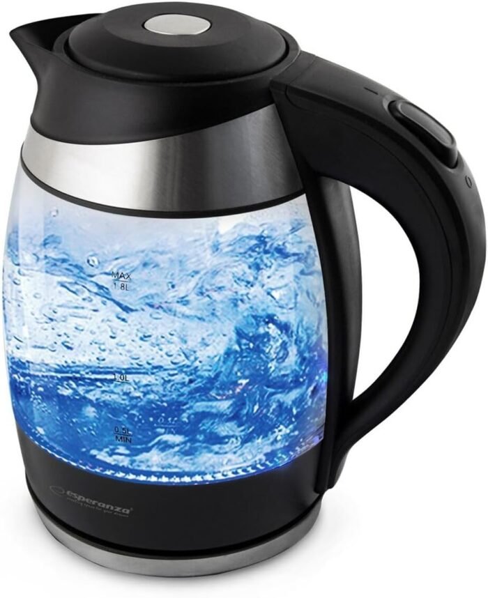 ESPERANZA ELECTRIC GLASS KETTLE WITH LED GULLFOSS 1.8L ჩაიდანი