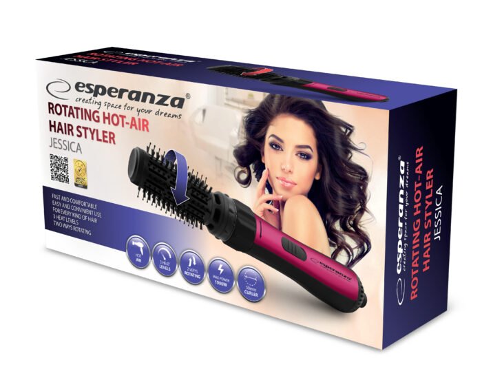ESPERANZA ROTATING HOT-AIR HAIR STILER JESSICA თმის დასხვევი ფენი