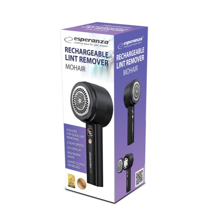 ESPERANZA RECHARGEABLE LINT REMOVER MOHAIR თმის მოსაშორებელი