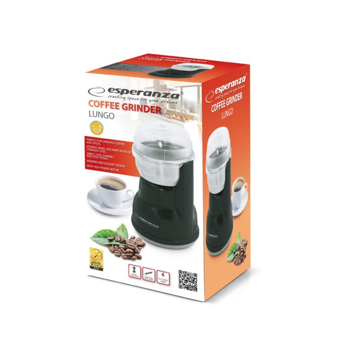 ESPERANZA COFFEE GRINDER LUGO BLACK ყავის საფქვავი - Image 6
