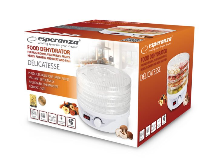 ESPERANZA FOOD DEHYDRATOR დეჰიდრატორი/ჩირის აპარატი - Image 4