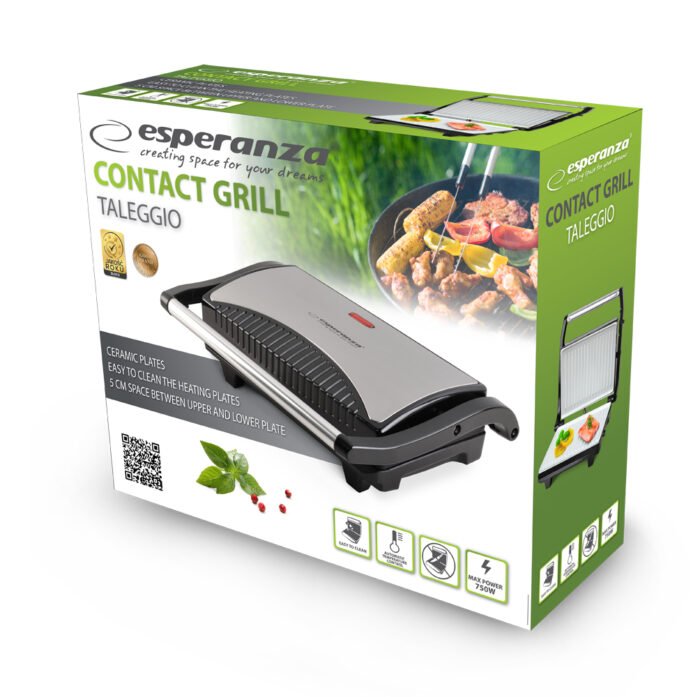 ESPERANZA CONTACT CERAMIC  GRILL TALEGGIO  გრილი / ტოსტერი