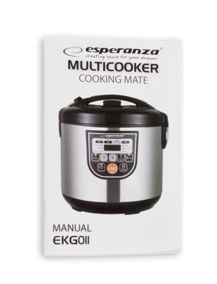 ESPERANZA MULTICOOKER COOKING MATE აეროგრილი / მულტისახარში - Image 12