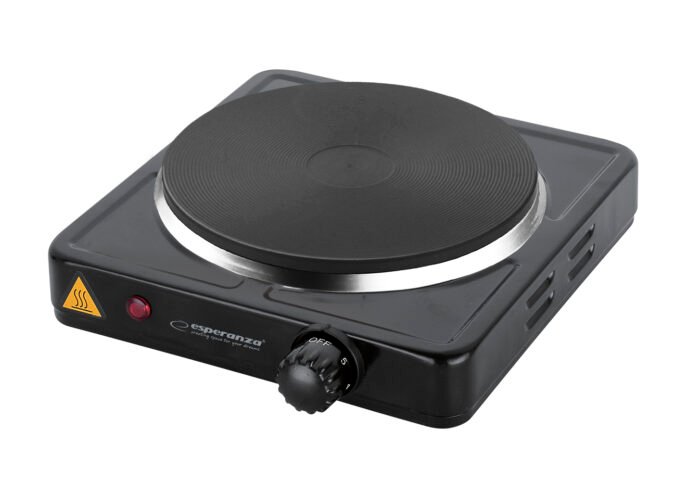 ESPERANZA ELECTRIC HOT PLATE PINATUBO BLACK ელექტრო ქურა - Image 7