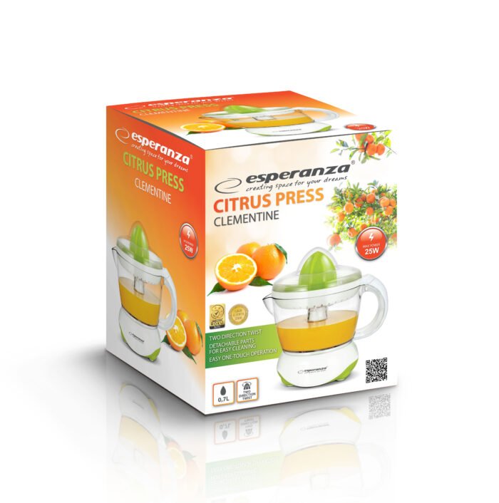 ESPERANZA CITRUS JUICE SQUEEZER CLIMENTINE WHITE-GREEN  წვენსაწური - Image 3