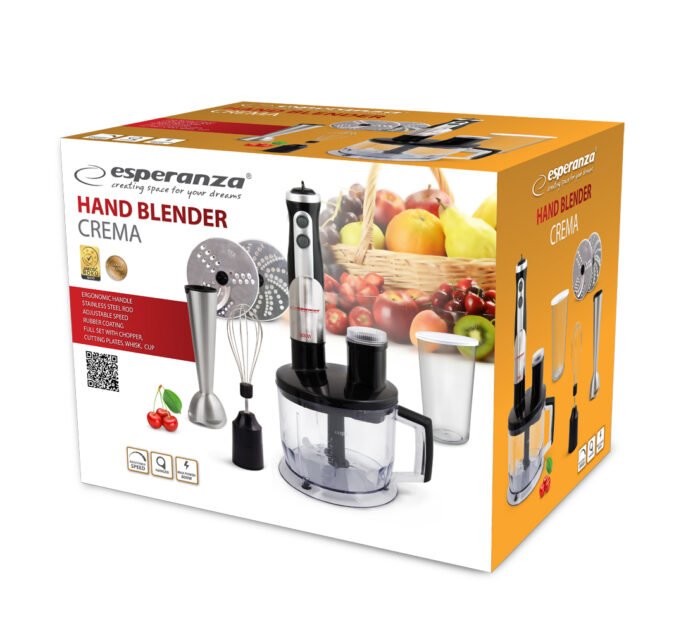 ESPERANZA HAND BLENDER CREMA 800W ხელის ბლენდერი ნაკრები - Image 4