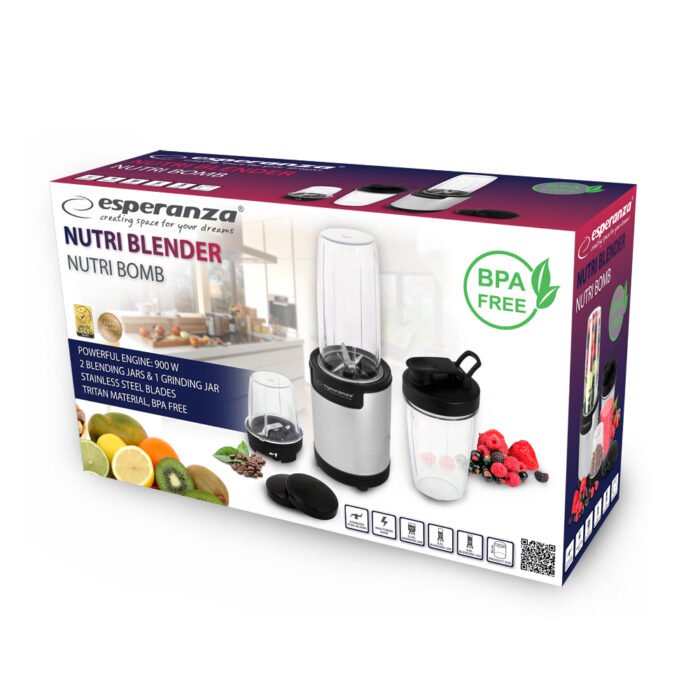 ESPERANZA NUTRI BLENDER  NUTRI BOMB ნუტრი ბლენდერი