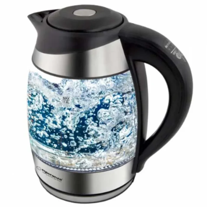ESPERANZA ELECTRIC GLASS KETTLE  BLACK  ელექტრო ჩაიდანი - Image 2