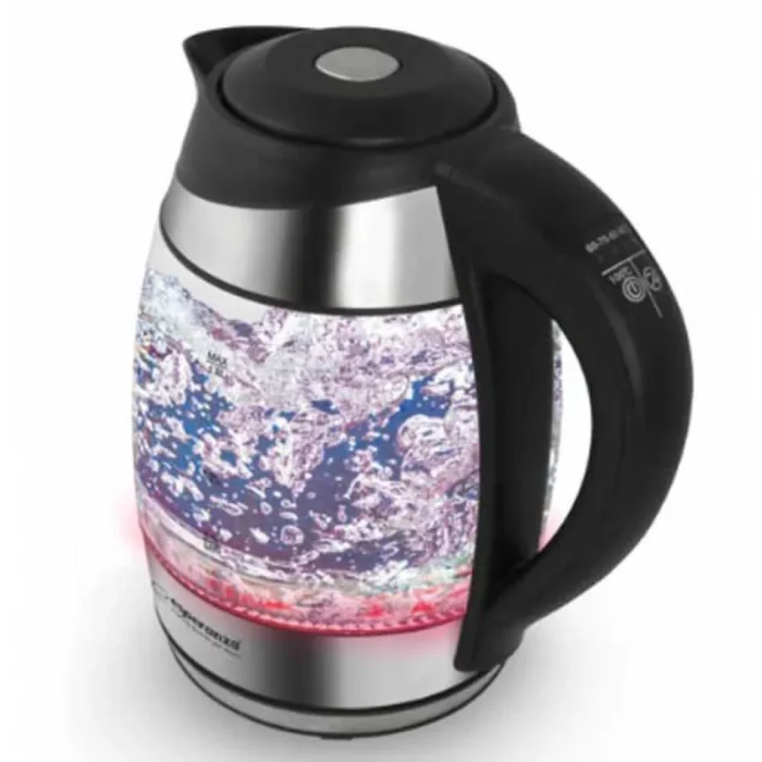 ESPERANZA ELECTRIC GLASS KETTLE  BLACK  ელექტრო ჩაიდანი - Image 3